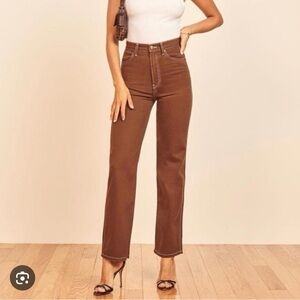 Reformation Cowboy High Rise Straight Leg Women's Jeans